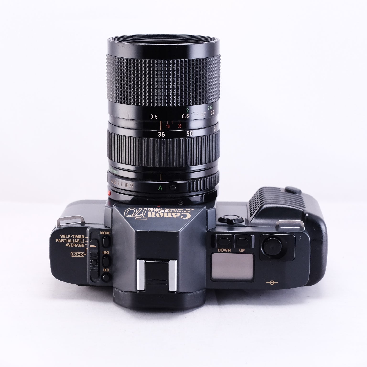 Canon T70 + FD 35-70mm F4 (Kodakフィルム&電池付き)