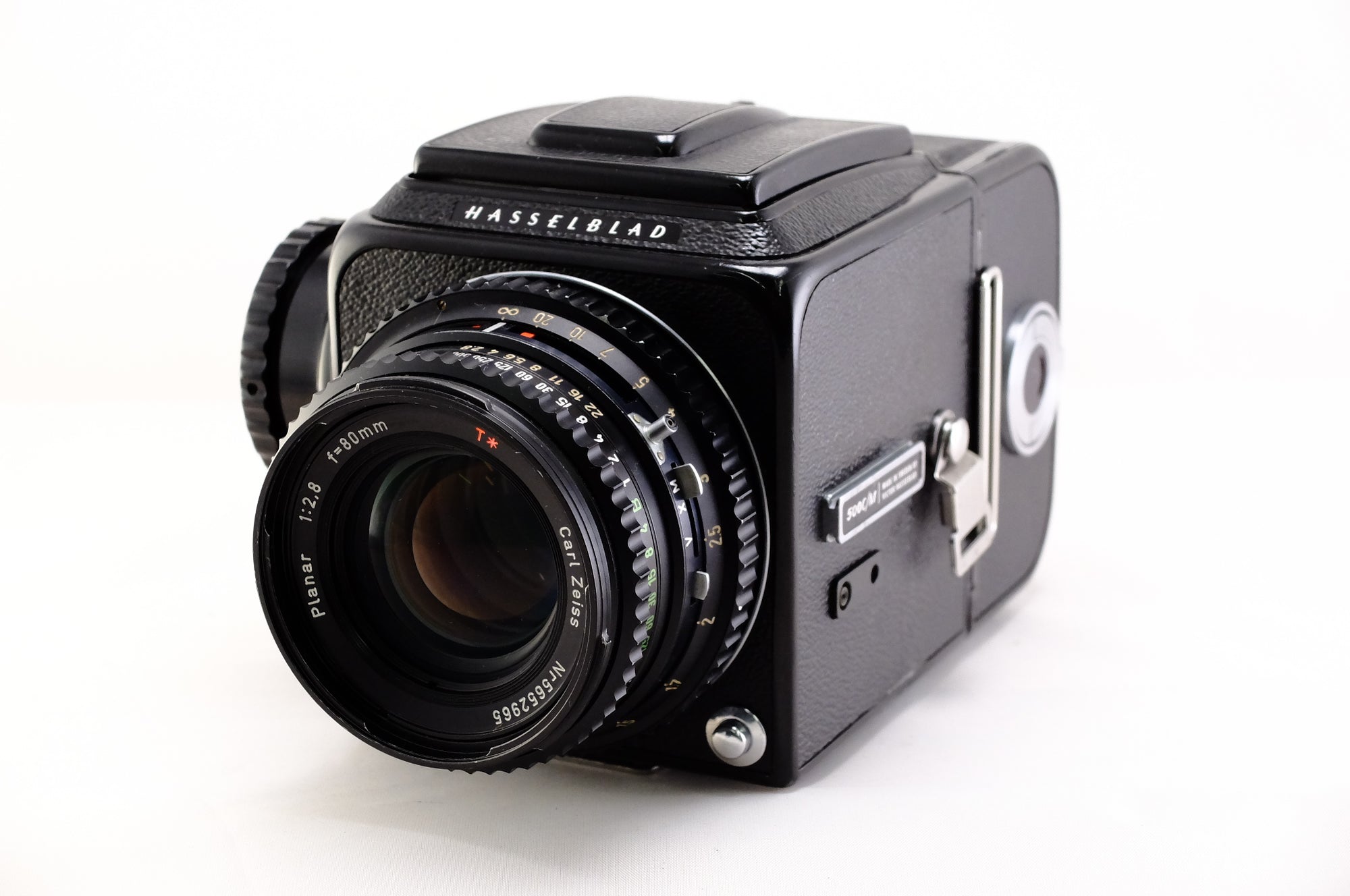 【HASSELBLAD】 500C/M + Carl Zeiss Planar C 80mm F2.8 T* + A12 (Black) #1727740709731 | 東京CAMERA