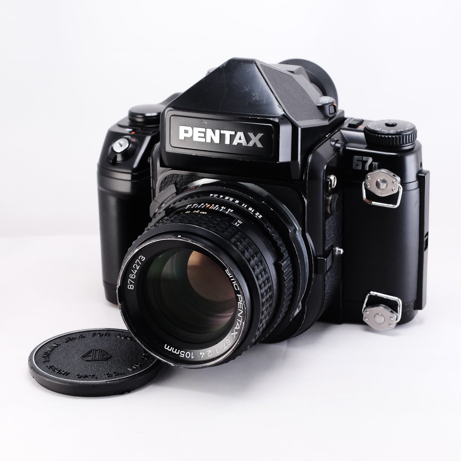 【PENTAX】6x7 II AE ファインダー + smc PENTAX 67 105mm F2.4 #1733058159847 | 東京CAMERA