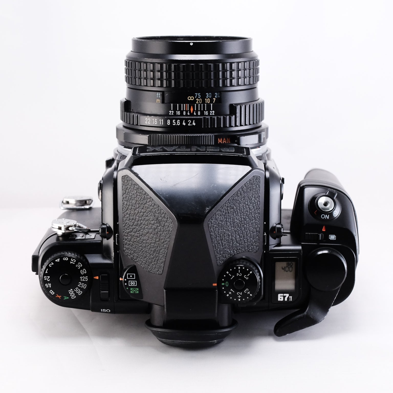 【PENTAX】6x7 II AE ファインダー + smc PENTAX 67 105mm F2.4 #1733058159847 | 東京CAMERA