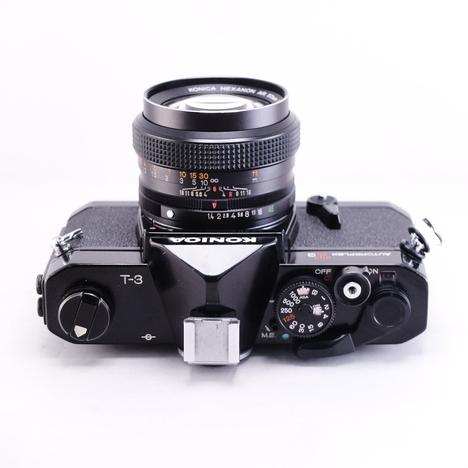 KONICA AUTOREFLEX T3 (Black) + HEXANON AR 50mm F1.4