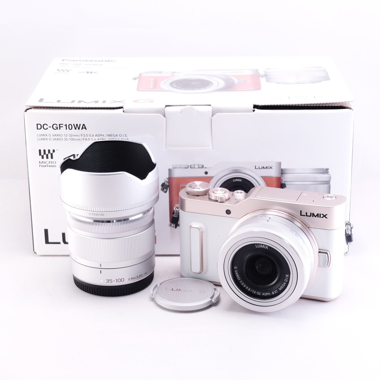 Panasonic LUMIX DC-GF10WA W + 12-32mm + 35-100mm [M4/3]