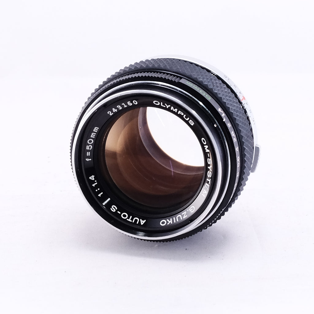 OLYMPUS OM G.ZUIKO AUTO-S 50mm F1.4 銀枠 [OM]