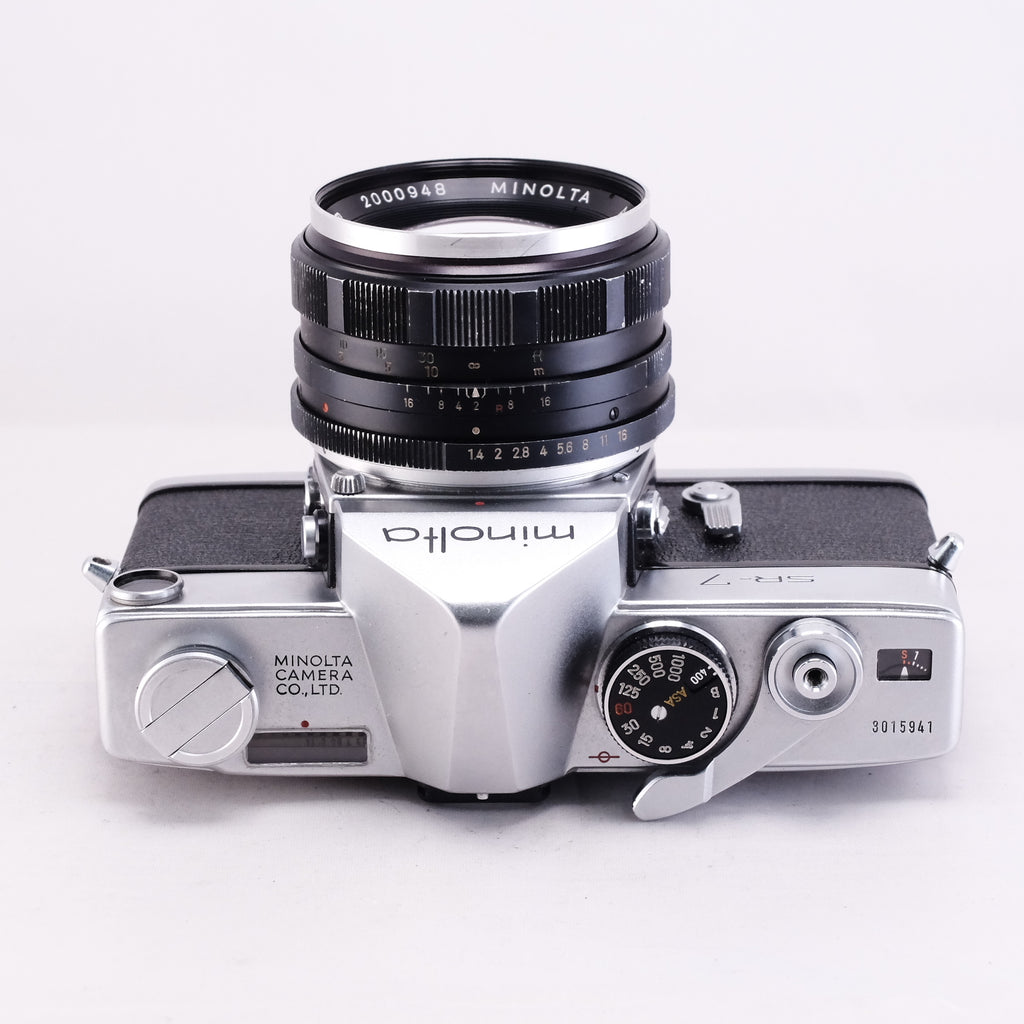 Minolta SR-7 + Auto ROKKOR-PF 58mm F1.4 [SR/MD]