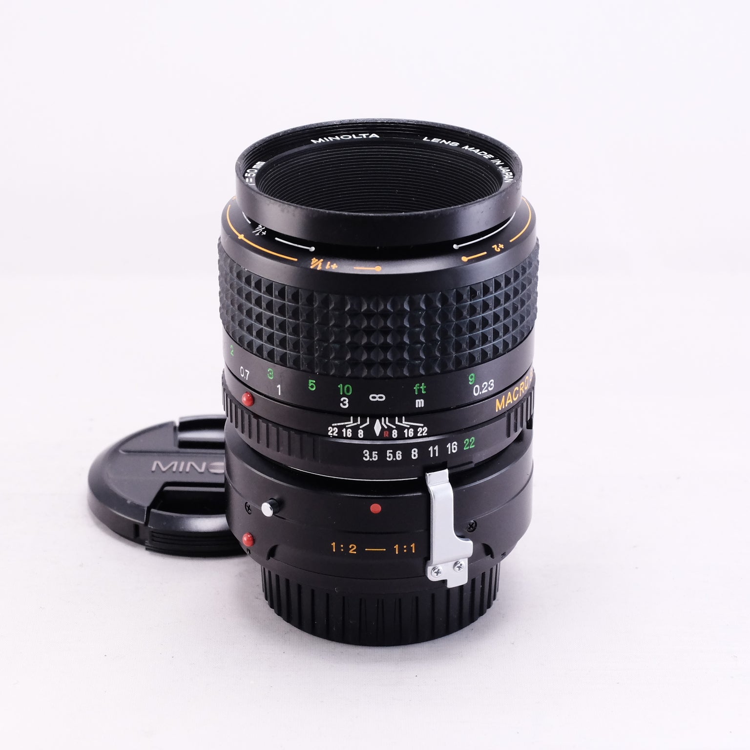MINOLTA MD MACRO ROKKOR 50mm F3.5 + 純正接写リング [SR/MD]