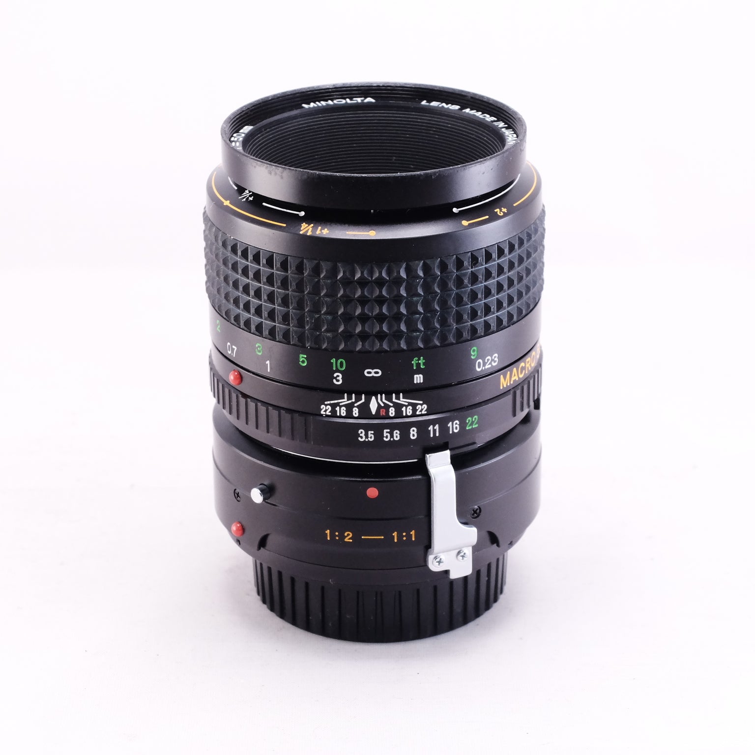 MINOLTA MD MACRO ROKKOR 50mm F3.5 + 純正接写リング [SR/MD]