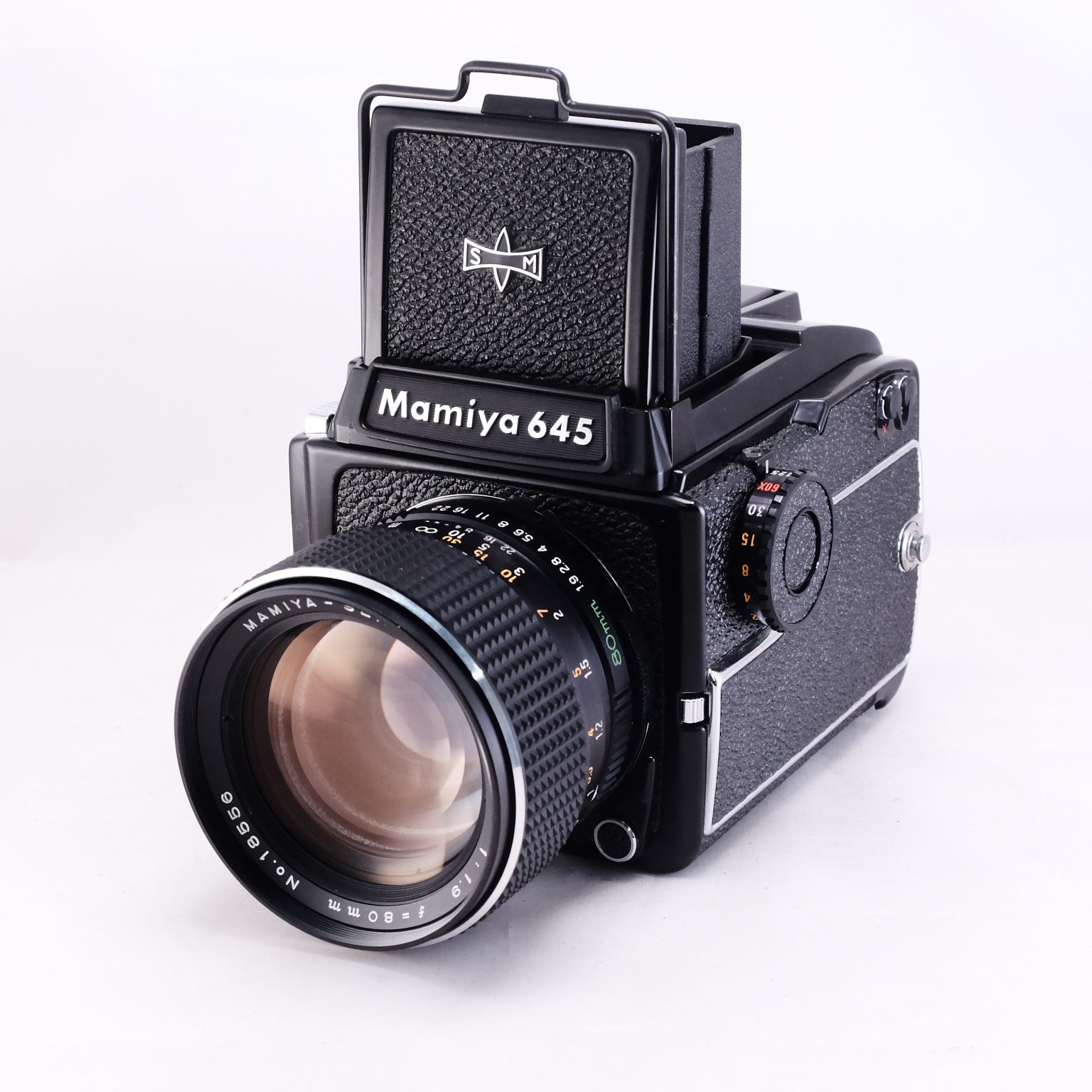 MAMIYA M645 1000S Waist Level + SEKOER C 80mm F1.9