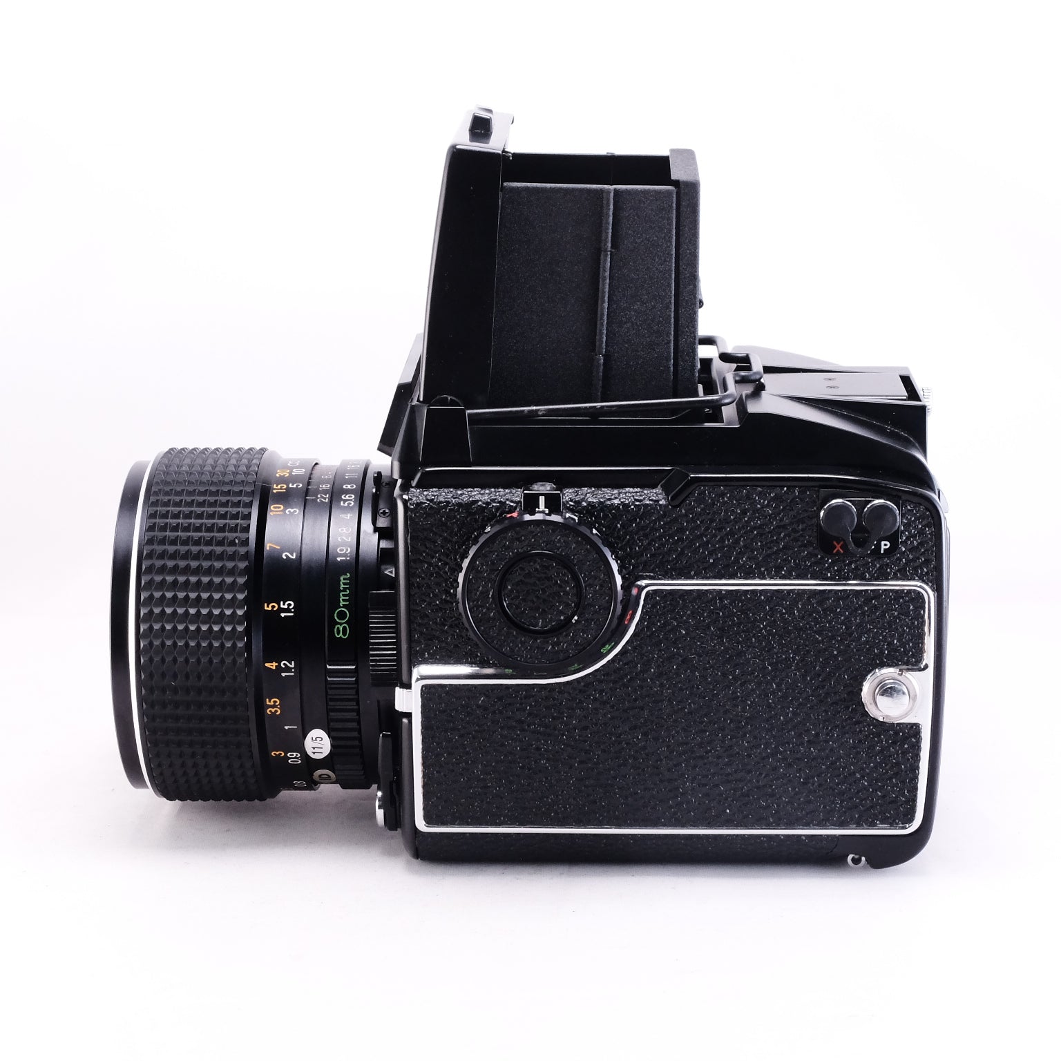 MAMIYA M645 1000S Waist Level + SEKOER C 80mm F1.9