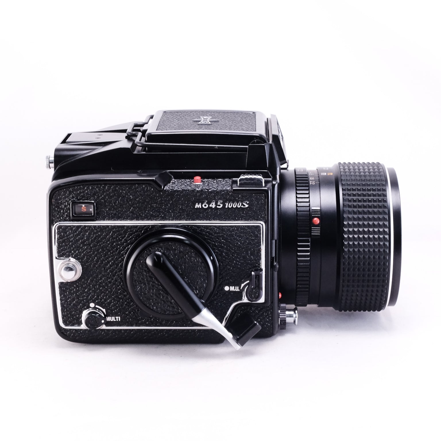 MAMIYA M645 1000S Waist Level + SEKOER C 80mm F1.9