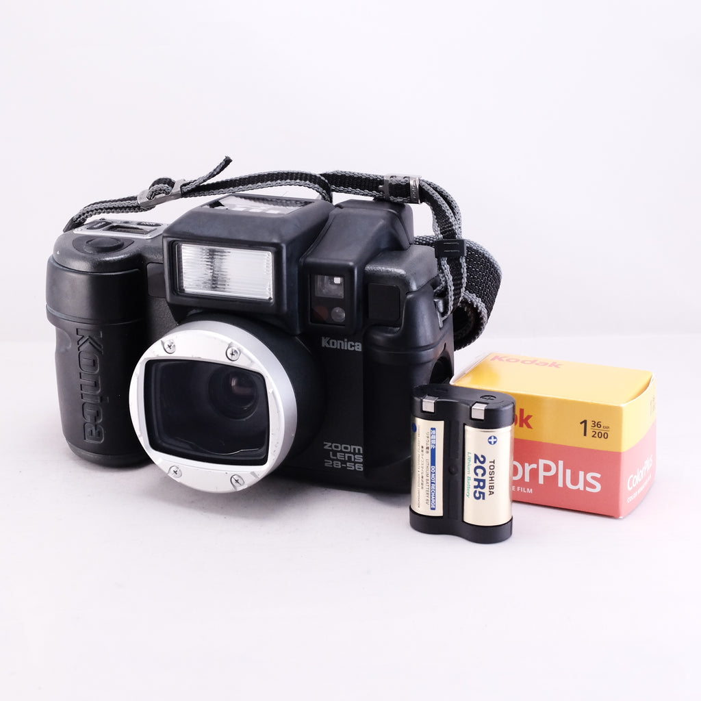 Konica 現場監督ズーム (新品フィルム＆電池付き)