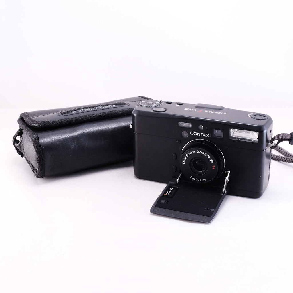 CONTAX Tvs III , Carl Zeiss Vario Sonnar T* (Black)