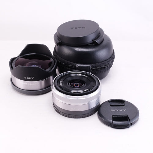 SONY E 16mm F2.8 (SEL16F28) + VCL-ECF1