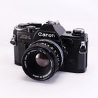 Canon AE-1 (Black) + FD 50mm F1.8 S.C.