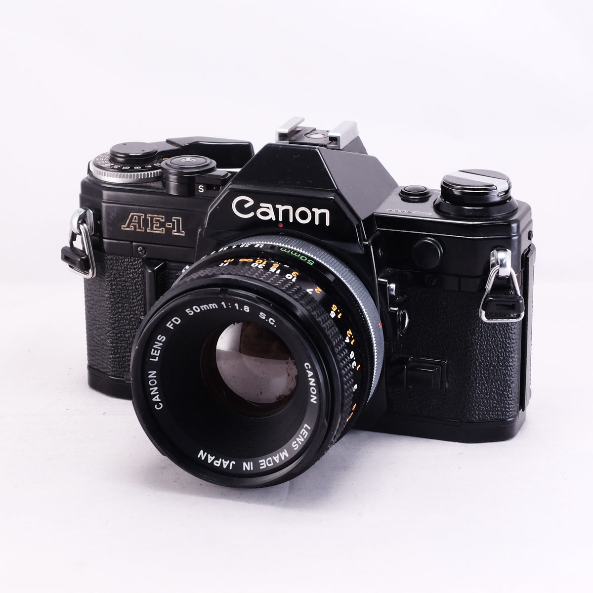 Canon AE-1 (Black) + FD 50mm F1.8 S.C.