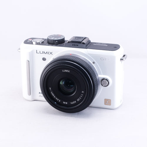 Panasonic LUMIX DMC-GF1 (White) + 20mm F1.7