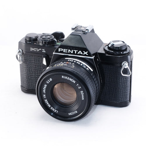 PENTAX MV1 (black) + RIKENON 50mm F2