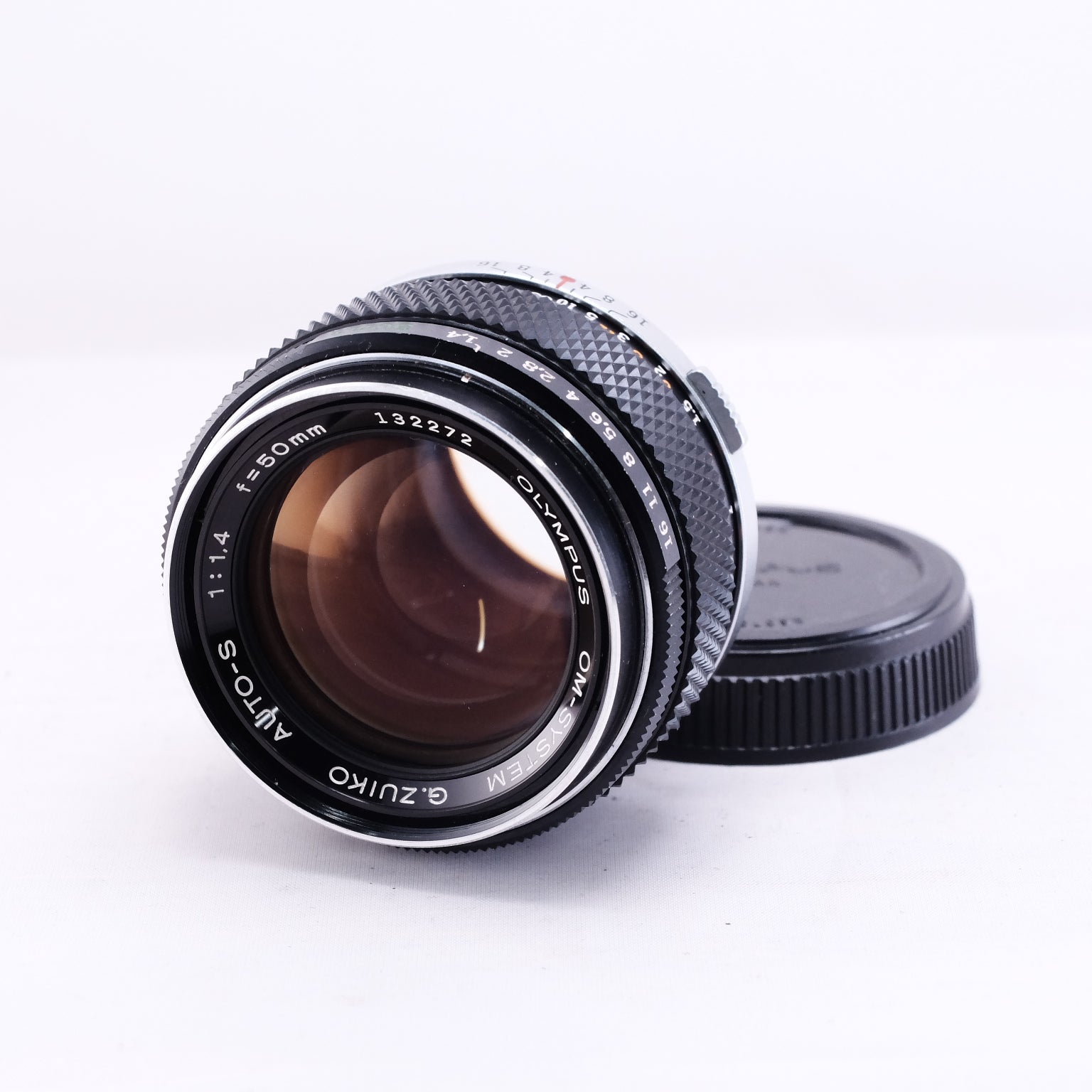 OLYMPUS OM G.ZUIKO AUTO-S 50mm F1.4 銀枠 [OM]