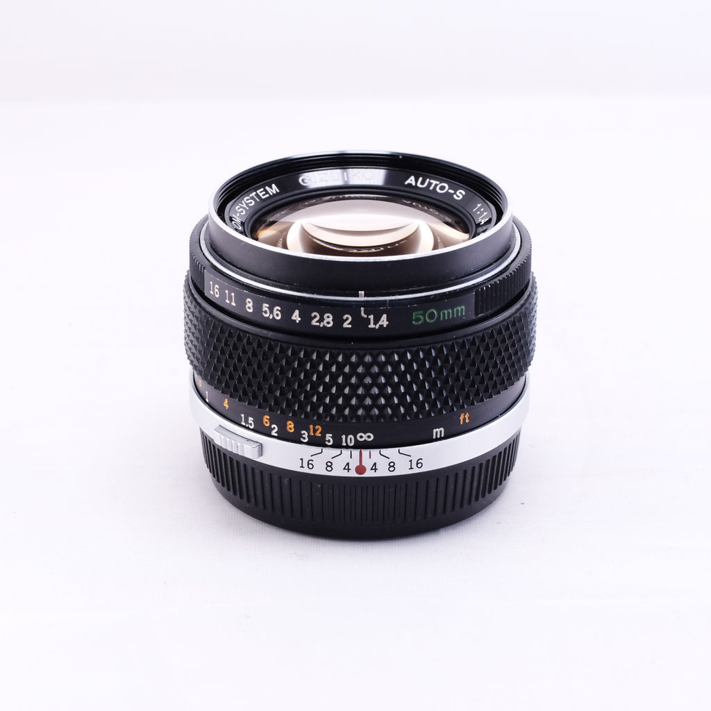 OLYMPUS OM G.ZUIKO AUTO-S 50mm F1.4 銀枠 [OM]