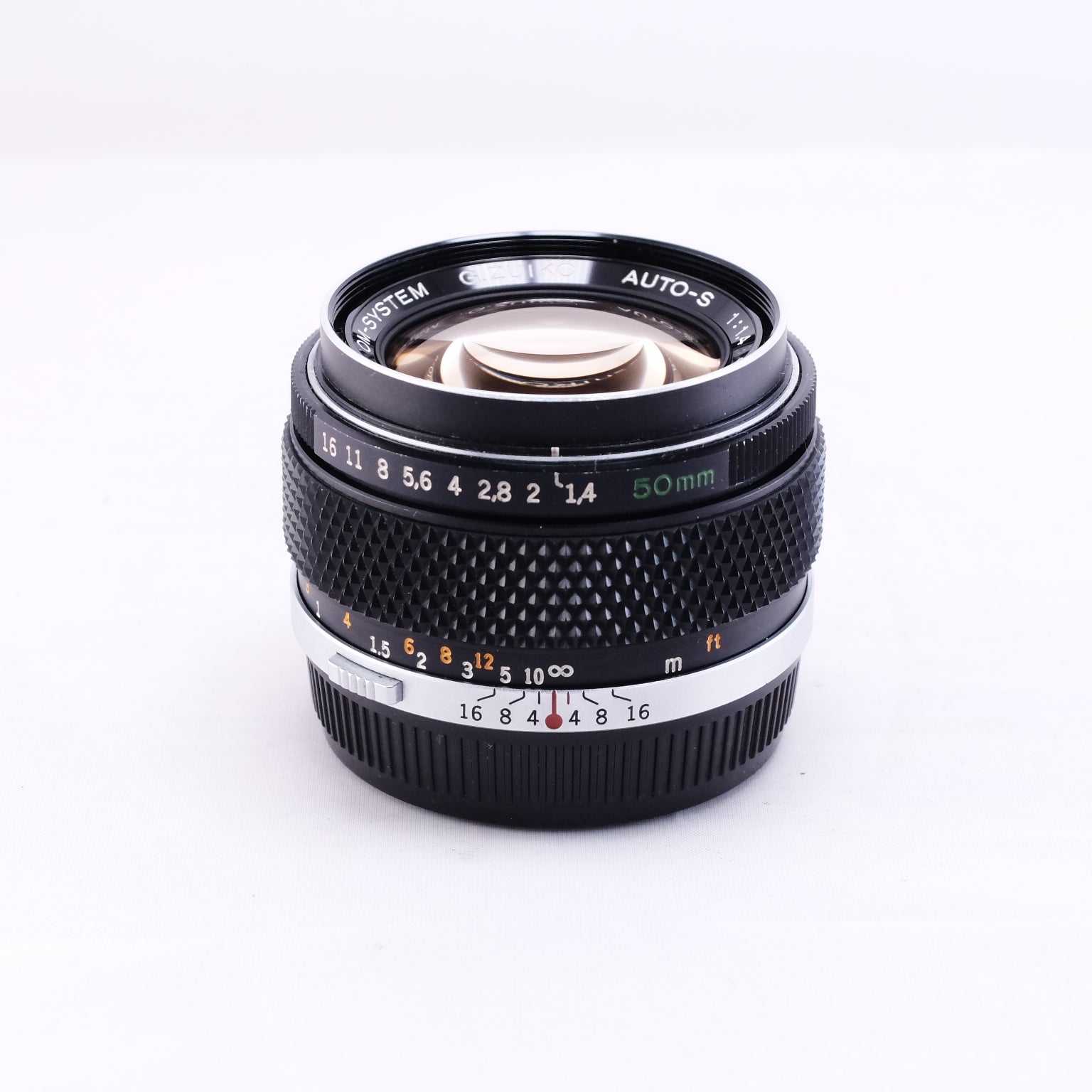 OLYMPUS OM G.ZUIKO AUTO-S 50mm F1.4 銀枠 [OM]