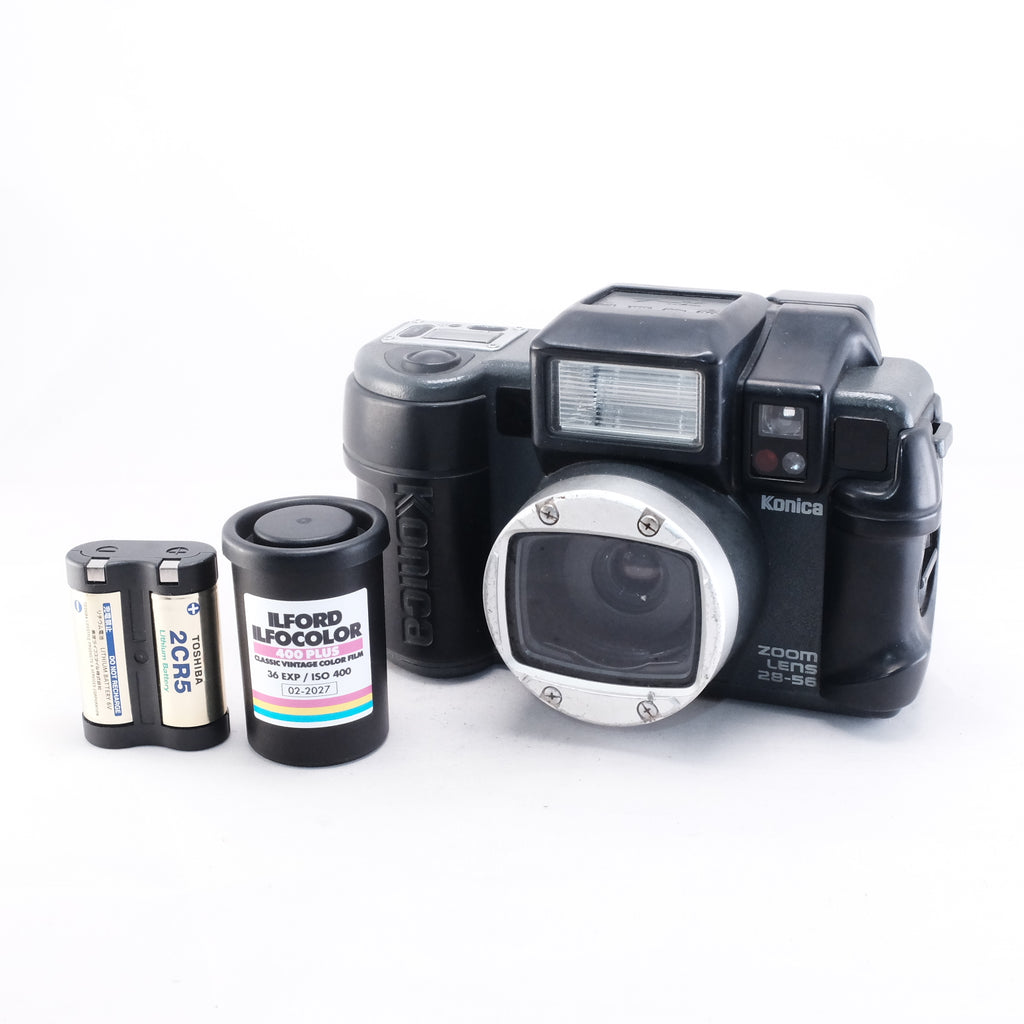 Konica 現場監督ズーム (新品フィルム＆電池付き)