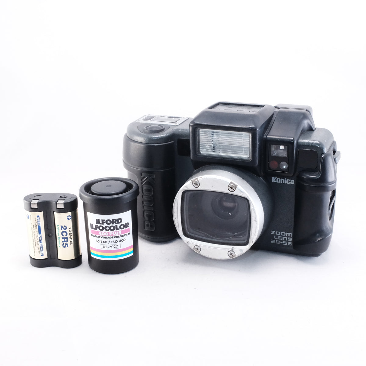 Konica 現場監督ズーム (新品フィルム＆電池付き)