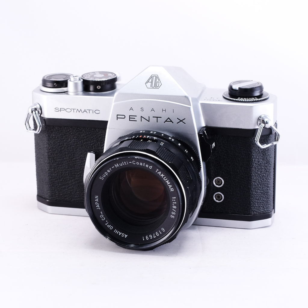 PENTAX SP (silver) + Super-Multi-Coated TAKUMAR 55mm F1.8