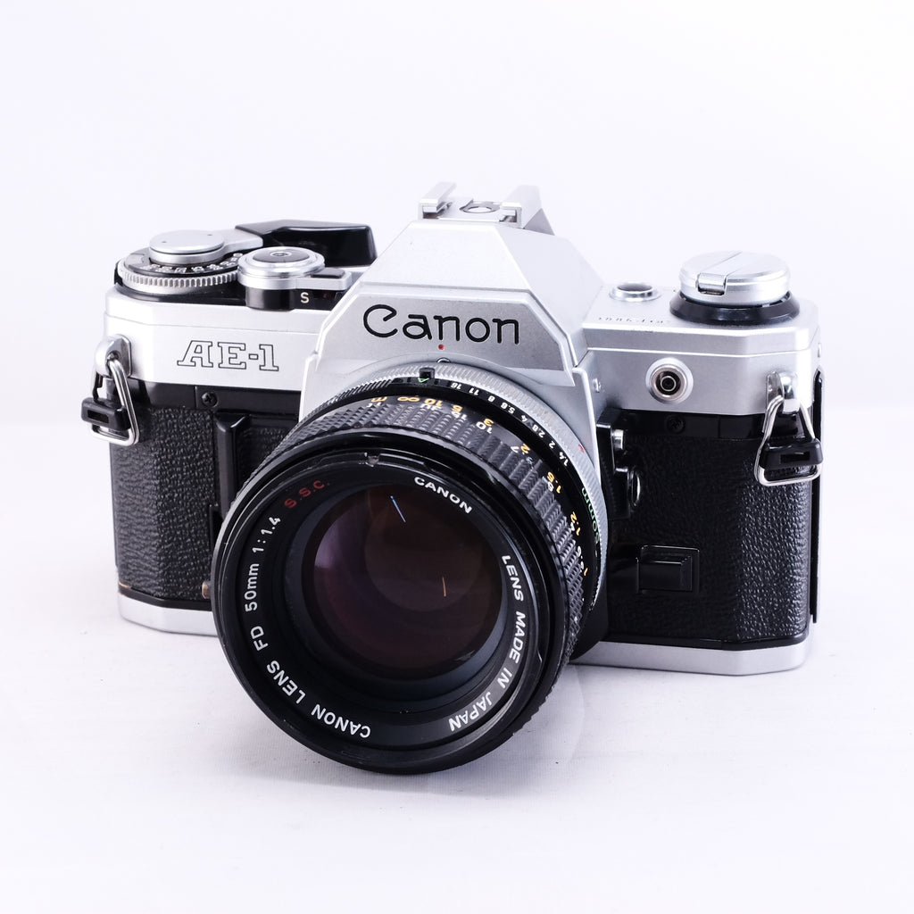 Canon AE-1 (Silver) + FD 50mm F1.4 S.S.C.