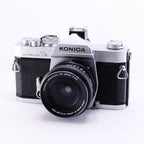 KONICA AUTOREFLEX T3 (silver) + KONICA HEXANON AR 28mm F3.5