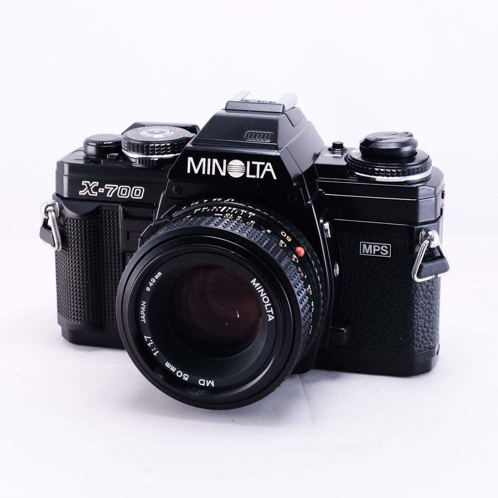 MINOLTA X-700 Black + New MD ROKKOR 50mm F1.7