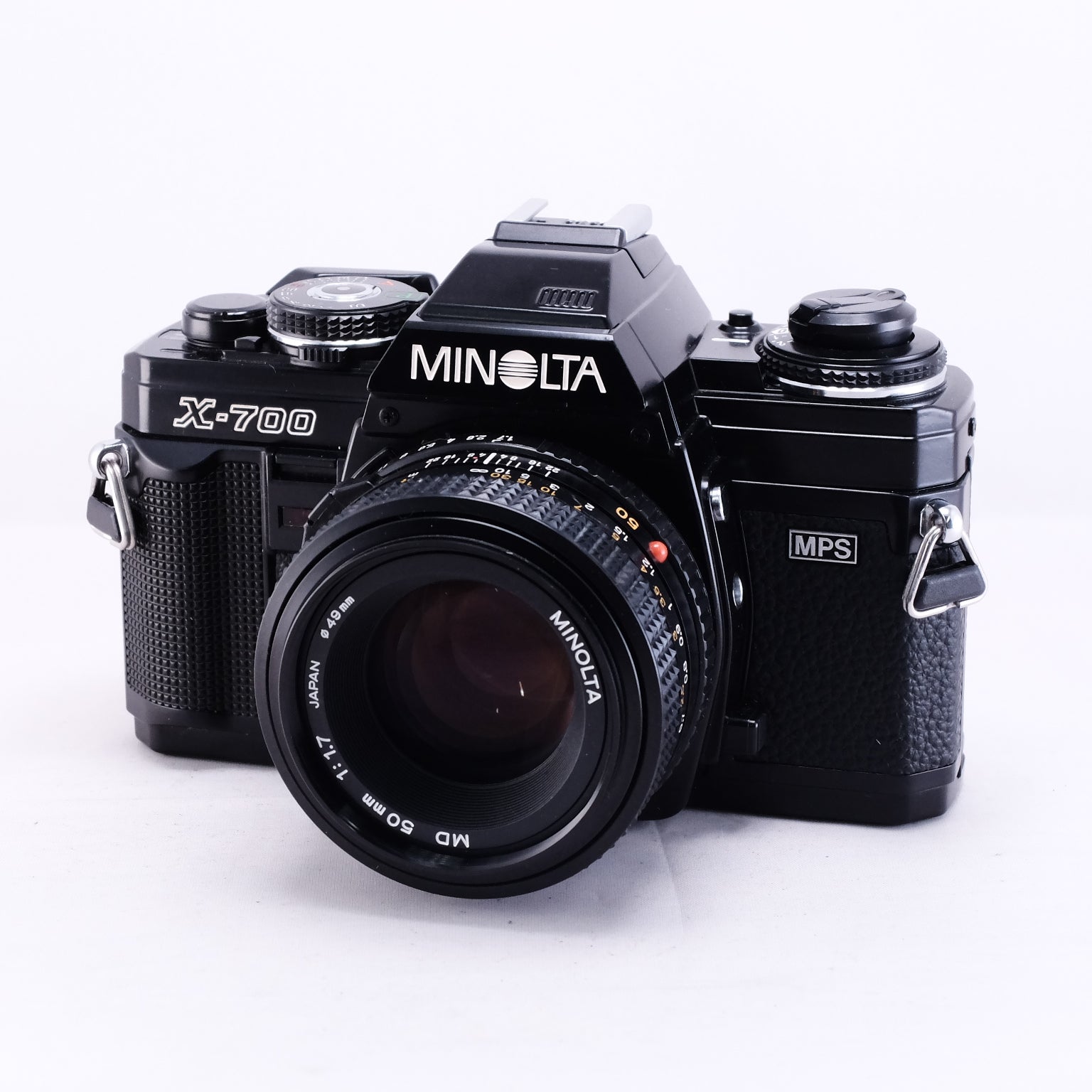 MINOLTA X-700 Black + New MD ROKKOR 50mm F1.7