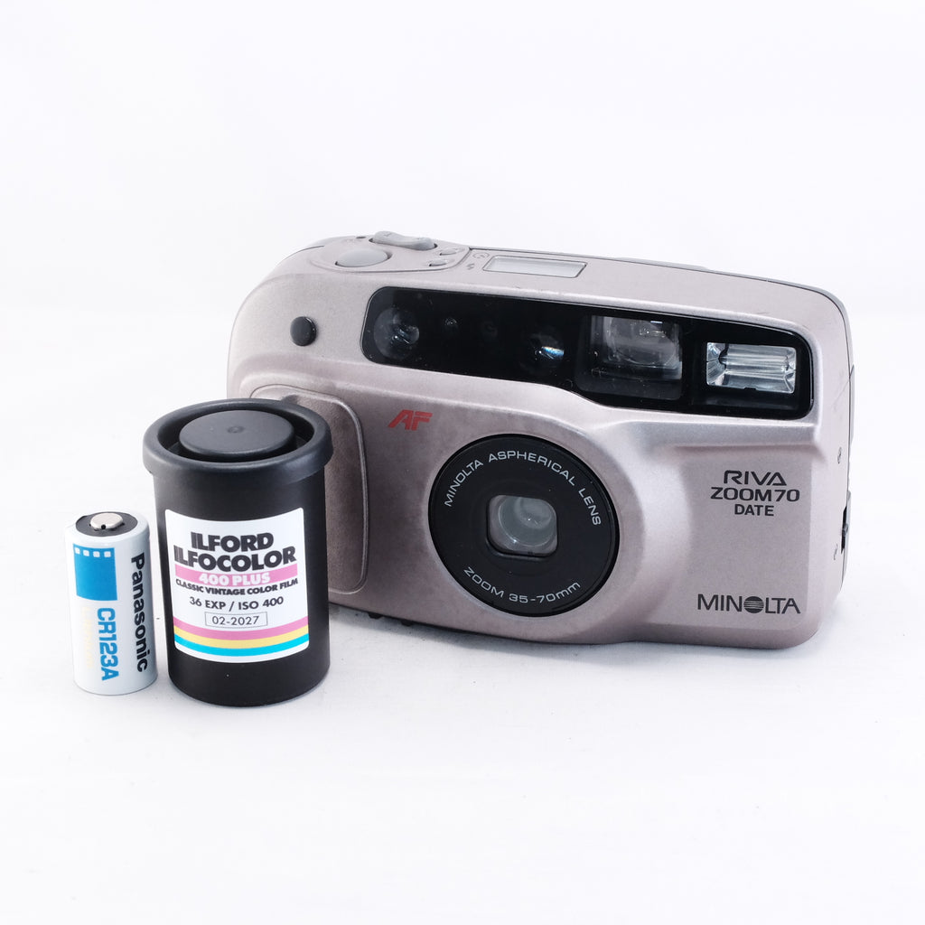 MINOLTA RIVA zoom70 (新品フィルム＆電池付き)
