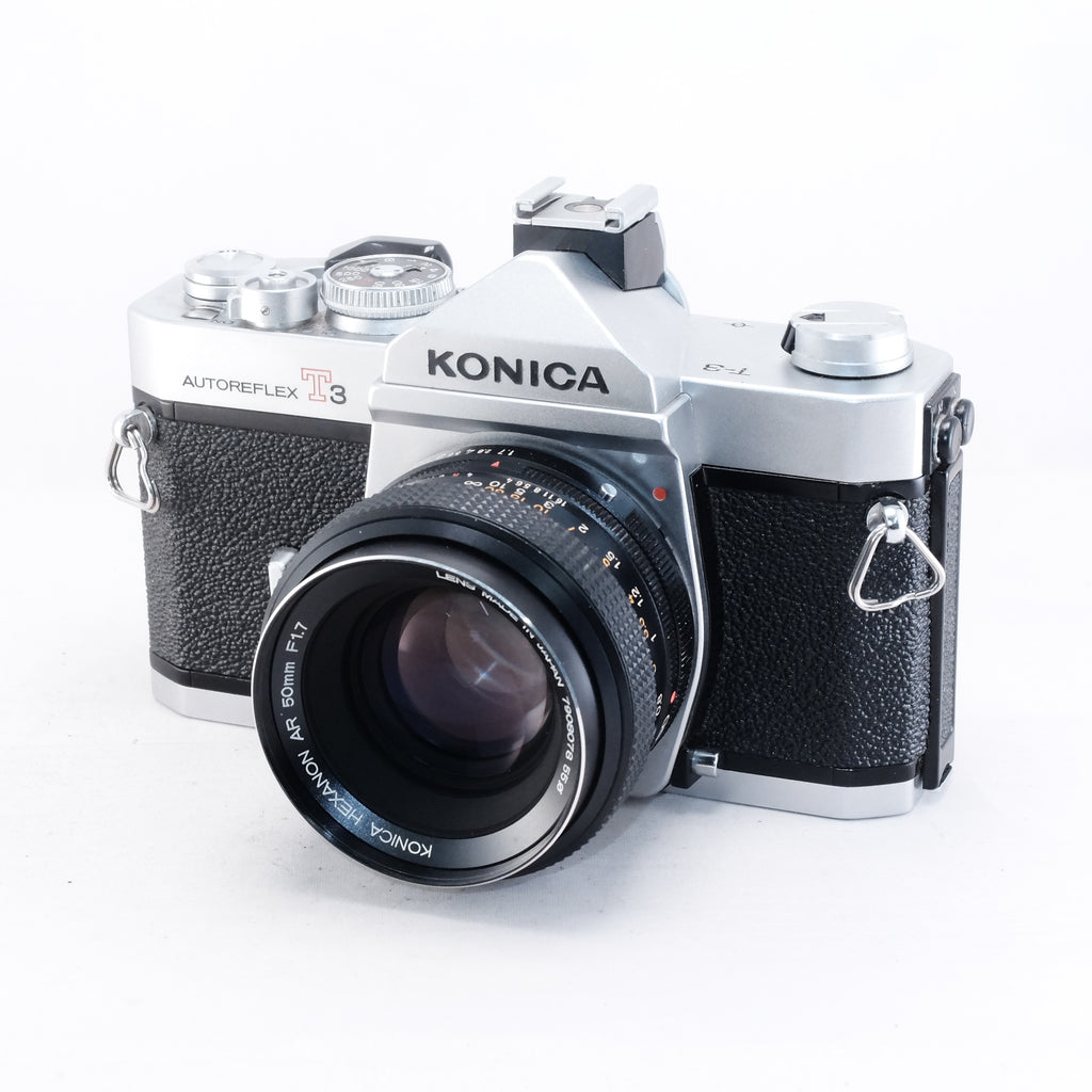 KONICA AUTOREFLEX T3 (Silver) + HEXANON AR 50mm F1.7