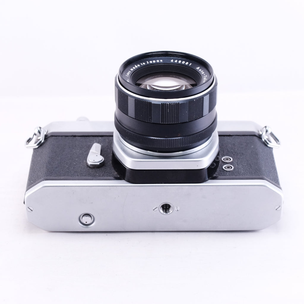 PENTAX SL (Silver) +  Auto Takumar 55mm F1.8