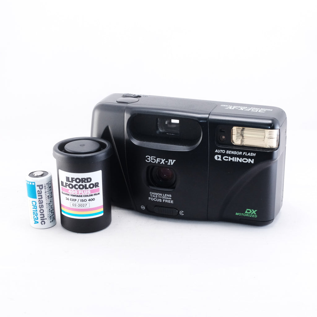CHINON 35FX-IV (新品フィルム＆電池付き)