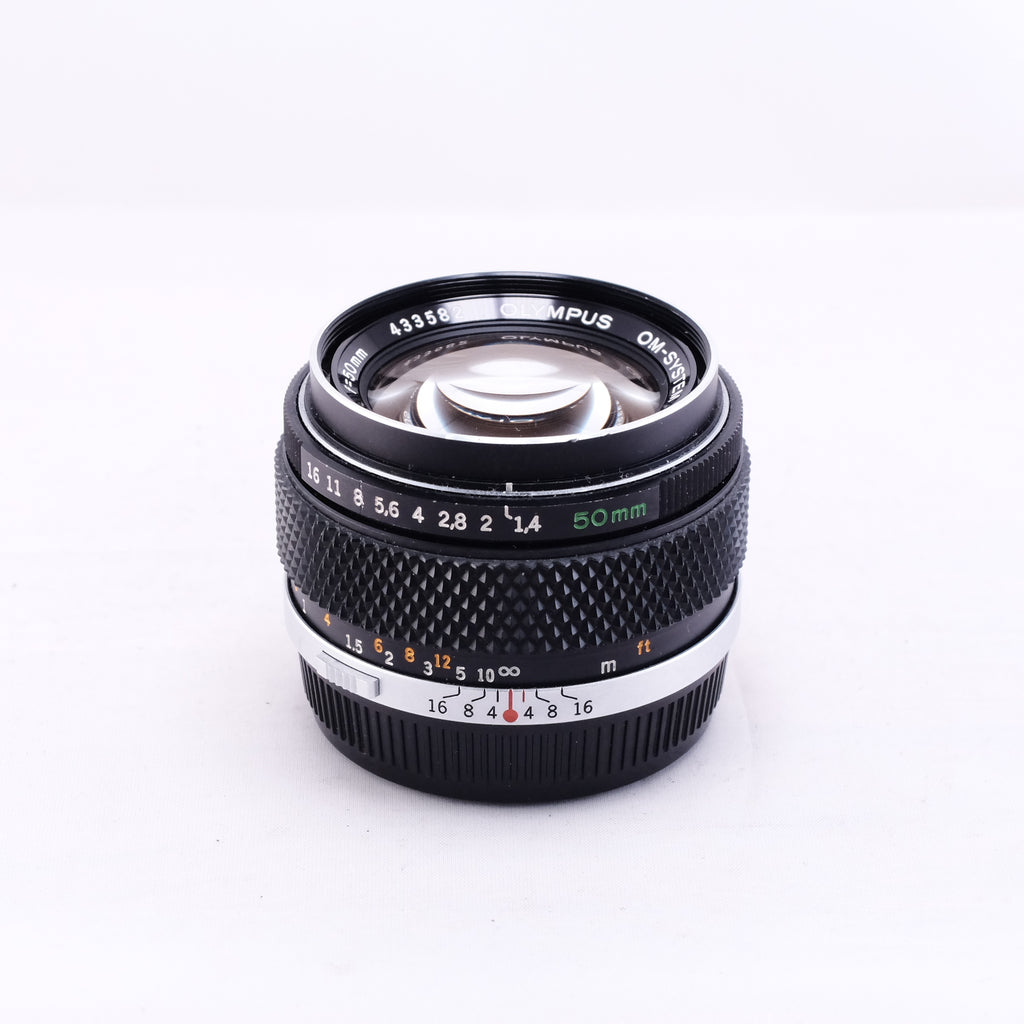 OLYMPUS OM G.ZUIKO AUTO-S 50mm F1.4 銀枠 [OM]