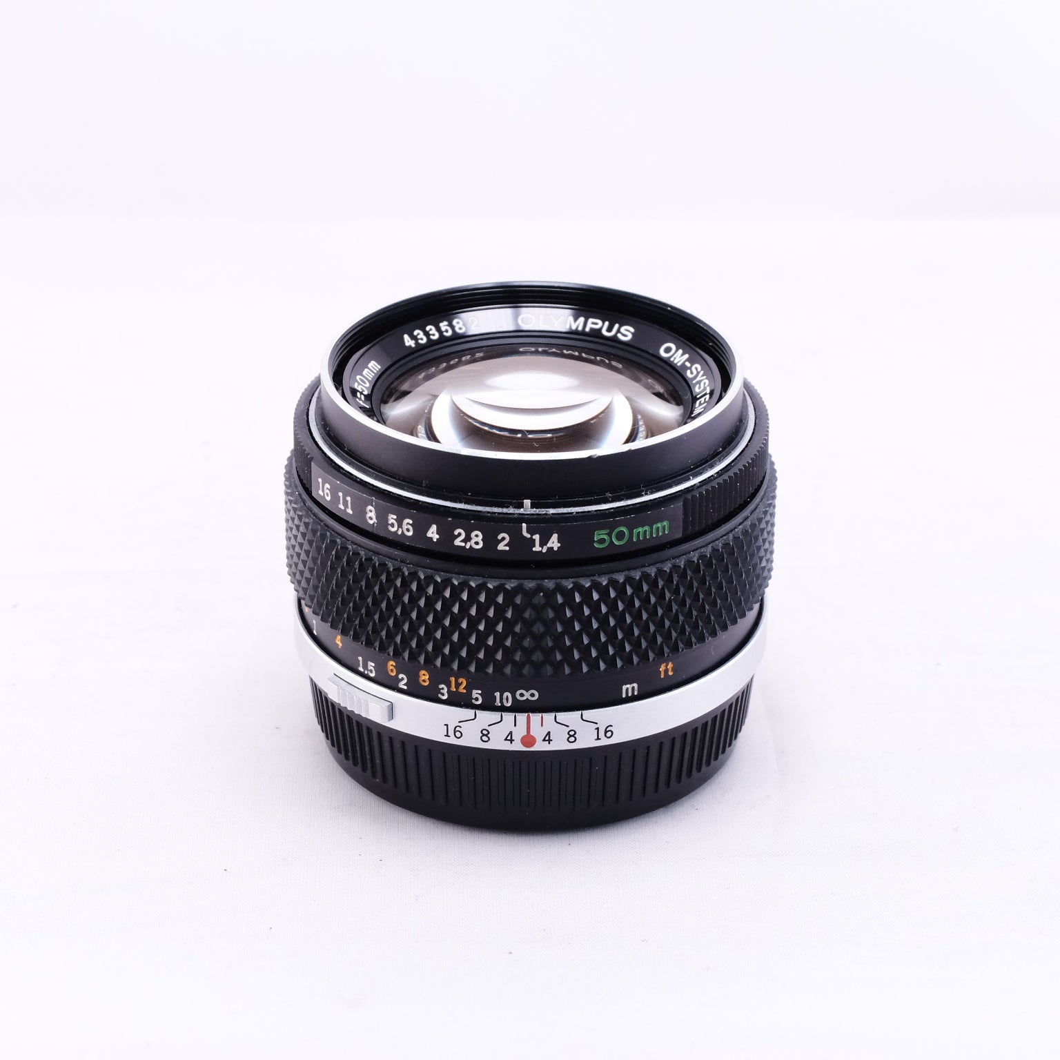 OLYMPUS OM G.ZUIKO AUTO-S 50mm F1.4 銀枠 [OM]