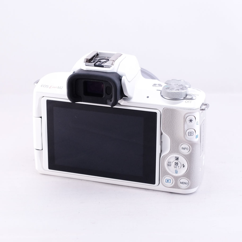 Canon EOS Kiss M2 ダブルズームキット (White)