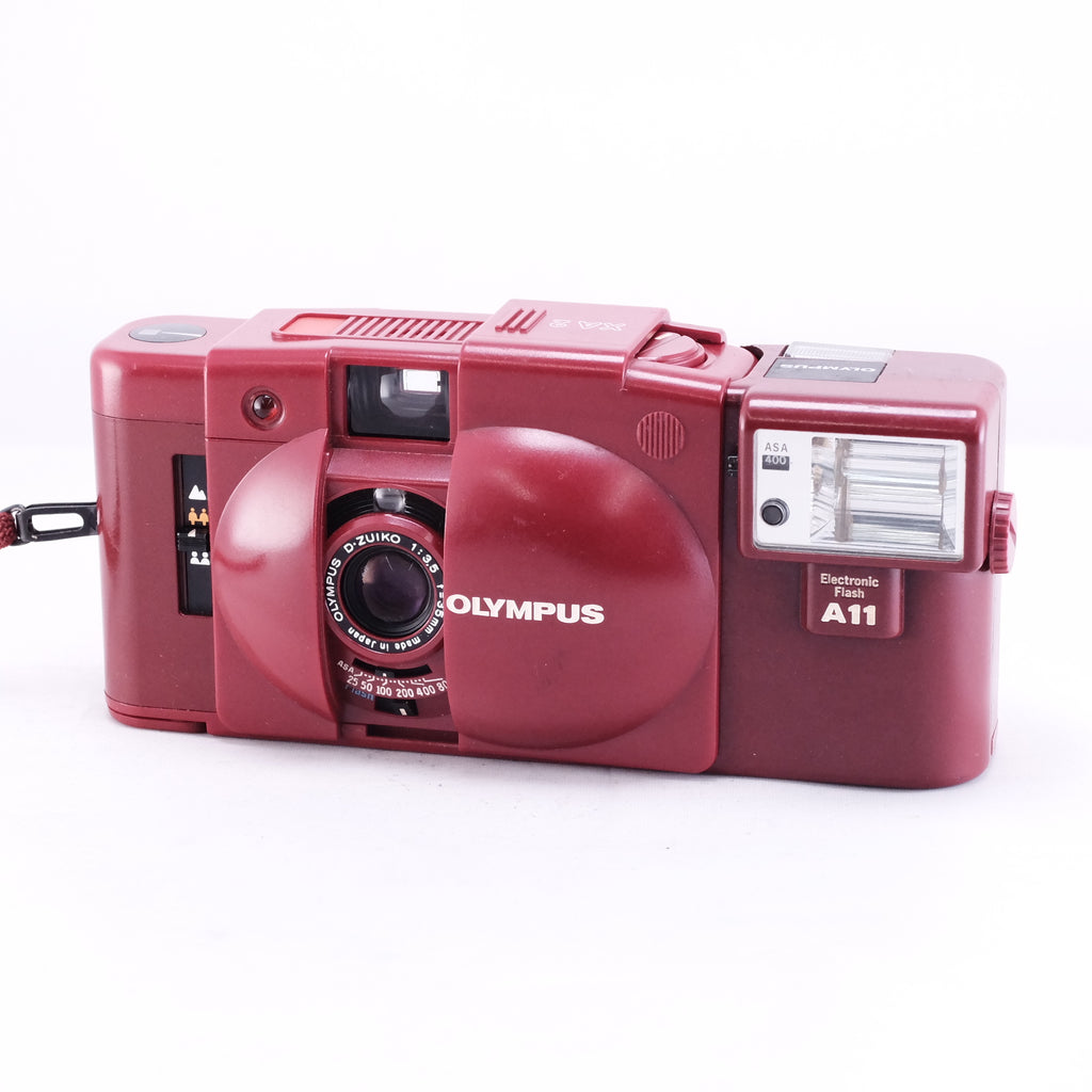 OLYMPUS XA 2 + A11 ハートレッド ※整備品