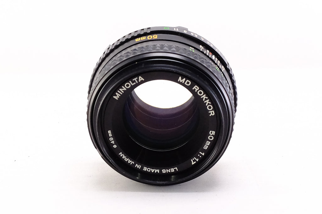 【MINOLTA】MD ROKKOR 50mm F1.7 [MD] #1832842353629 | 東京CAMERA