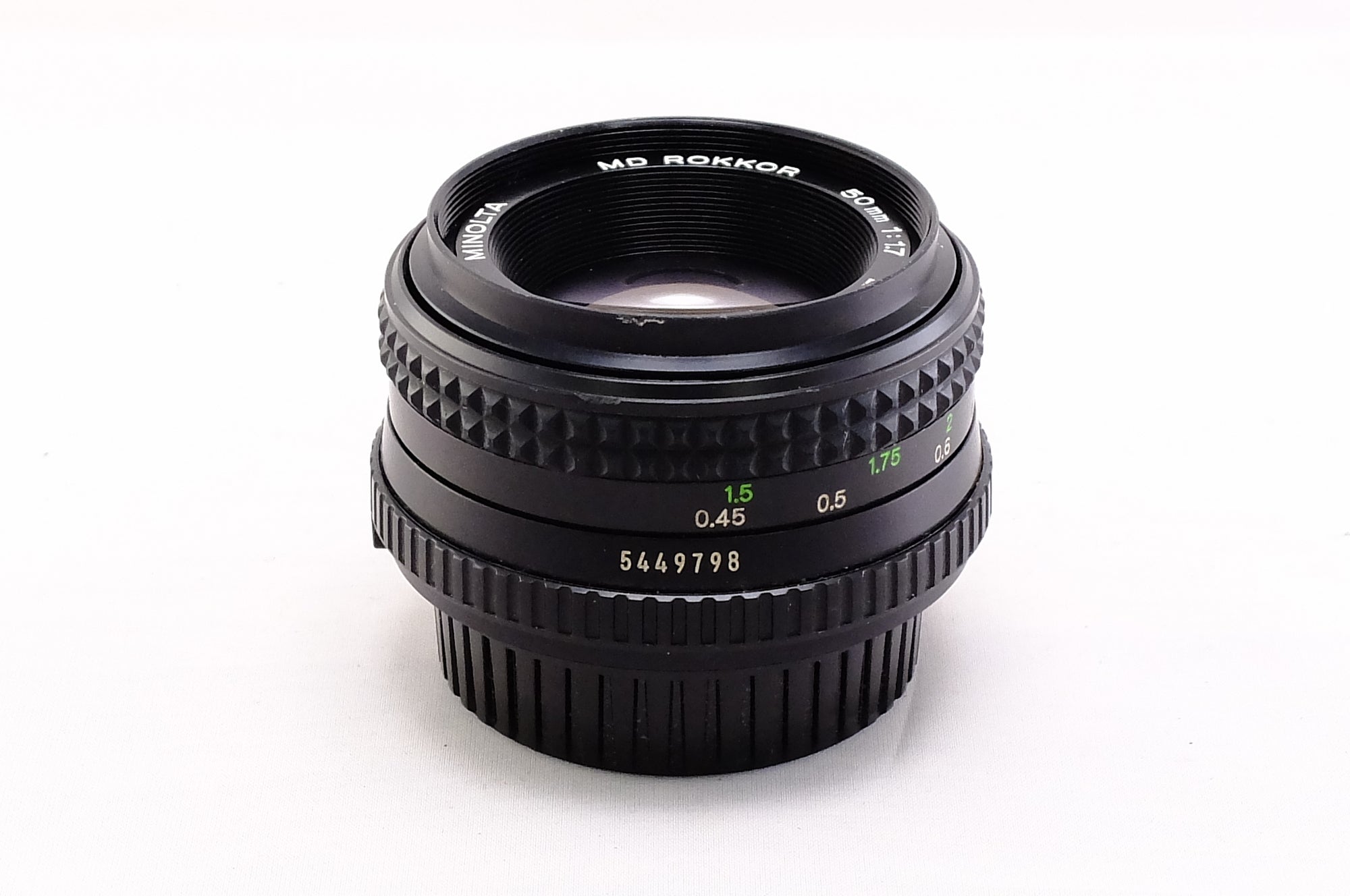 【MINOLTA】MD ROKKOR 50mm F1.7 [MD] #1832842353629 | 東京CAMERA