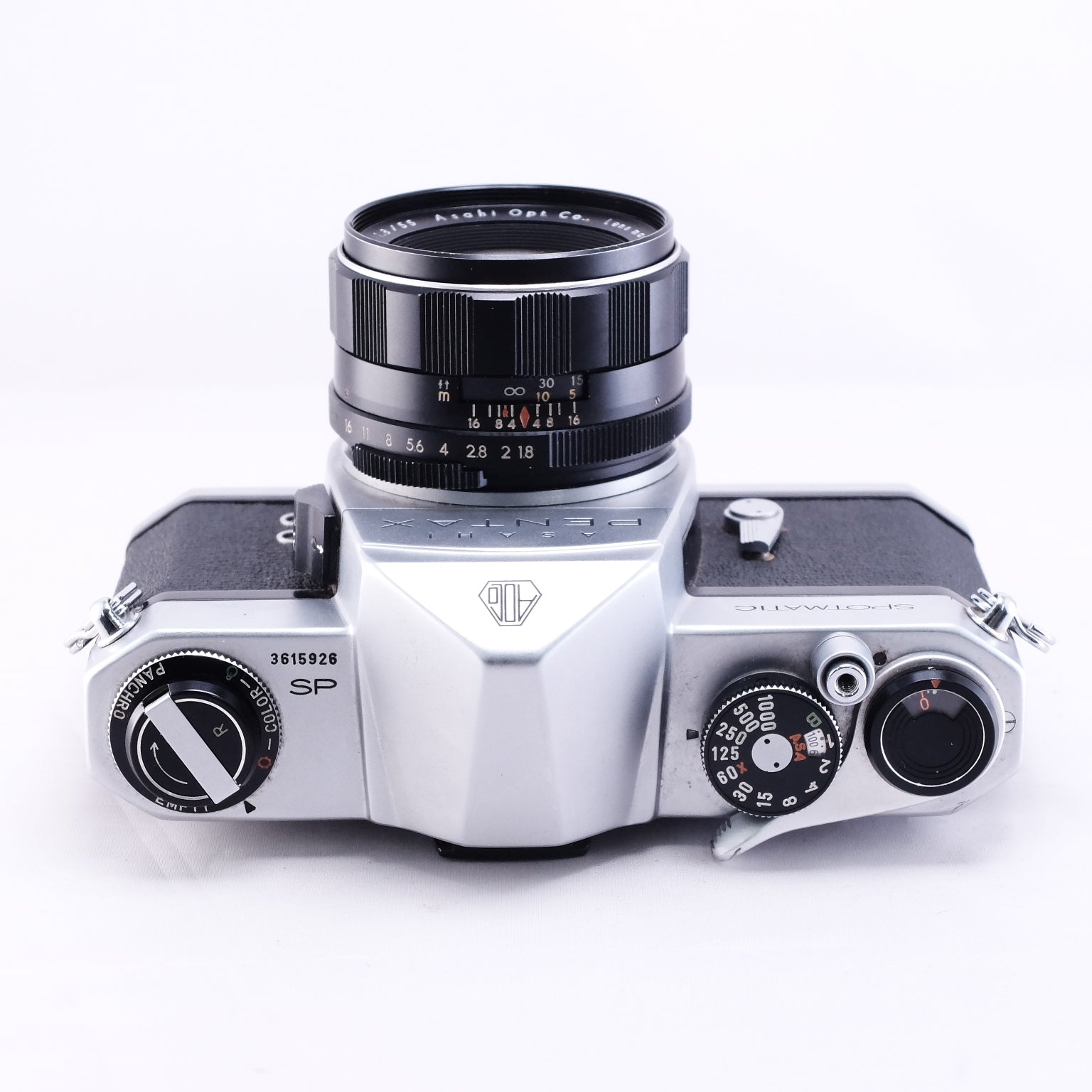 PENTAX SPOTMATIC SP (silver) + Super-Takumar 55mm F1.8 [M42]