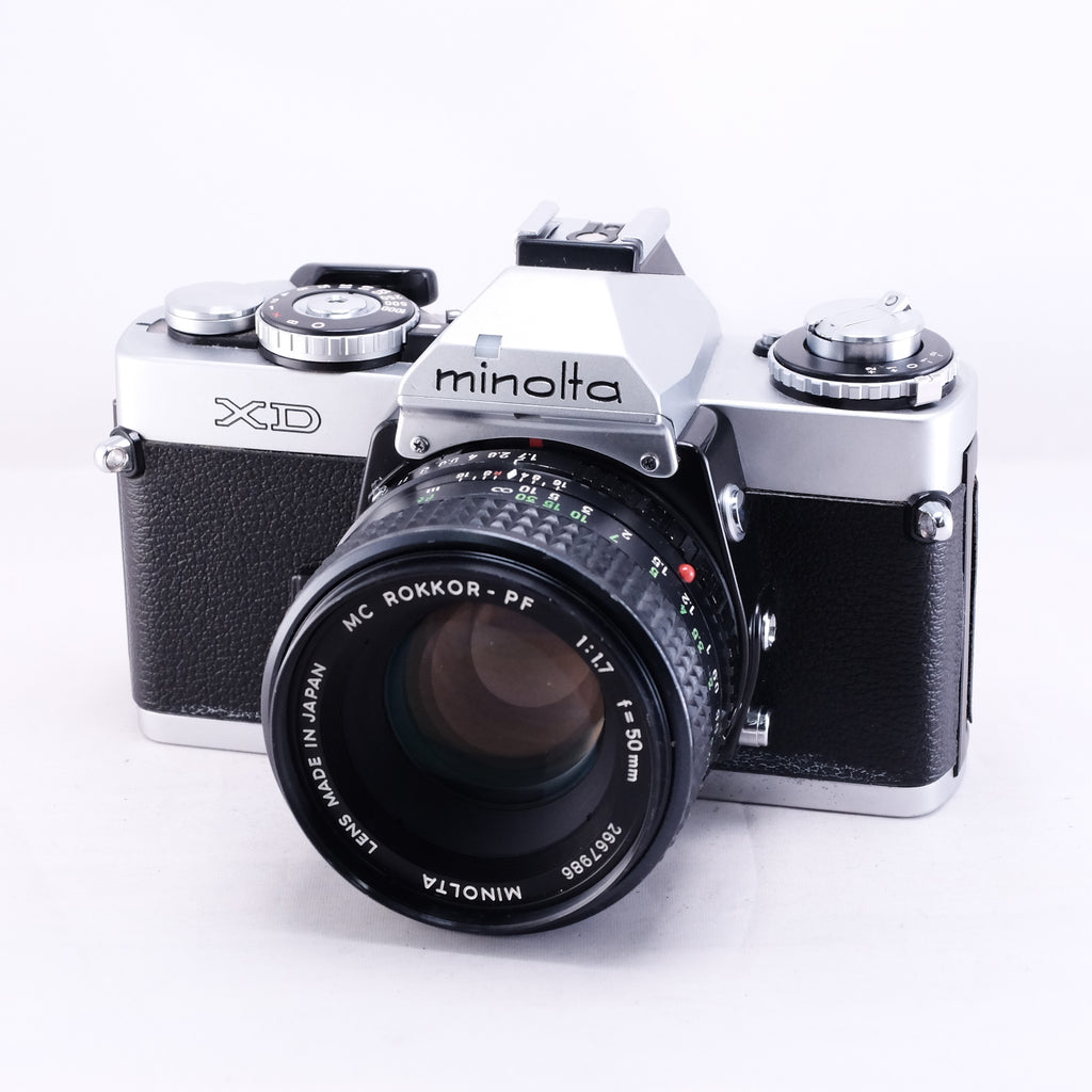 MINOLTA XD (Silver) + MD ROKKOR 50mm F1.7