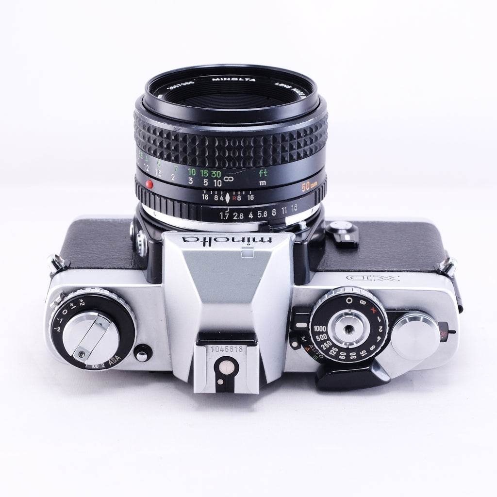 MINOLTA XD (Silver) + MD ROKKOR 50mm F1.7