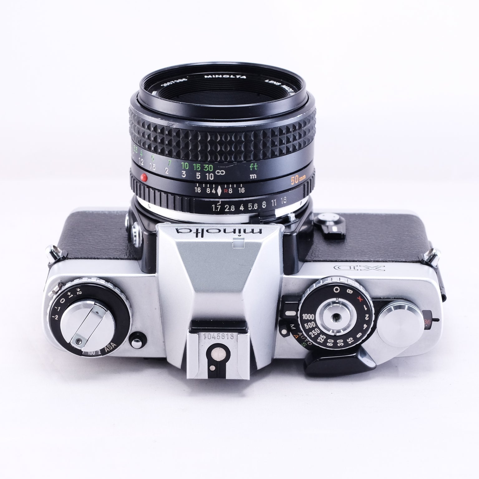 MINOLTA XD (Silver) + MD ROKKOR 50mm F1.7