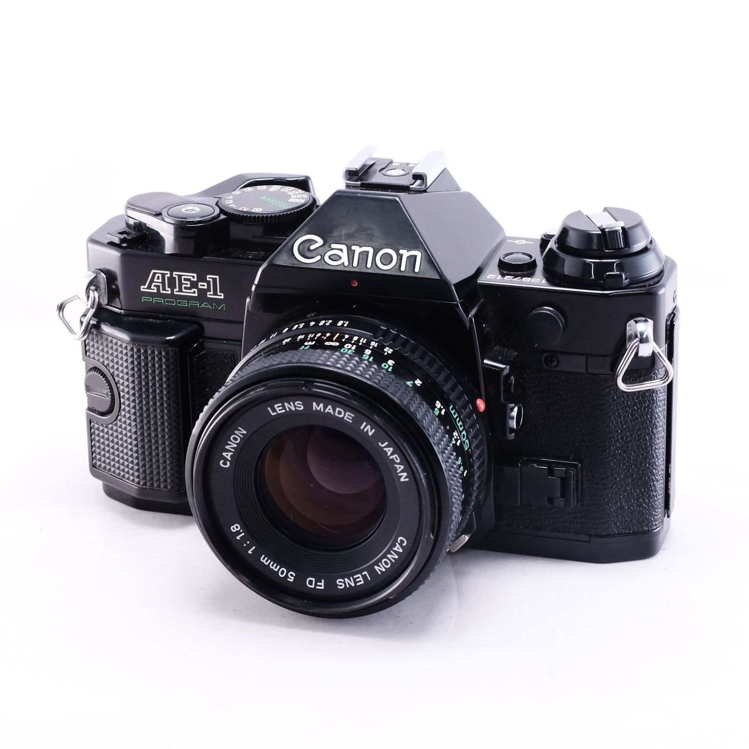 Canon AE-1 PROGRAM (Black) + New FD 50mm F1.8