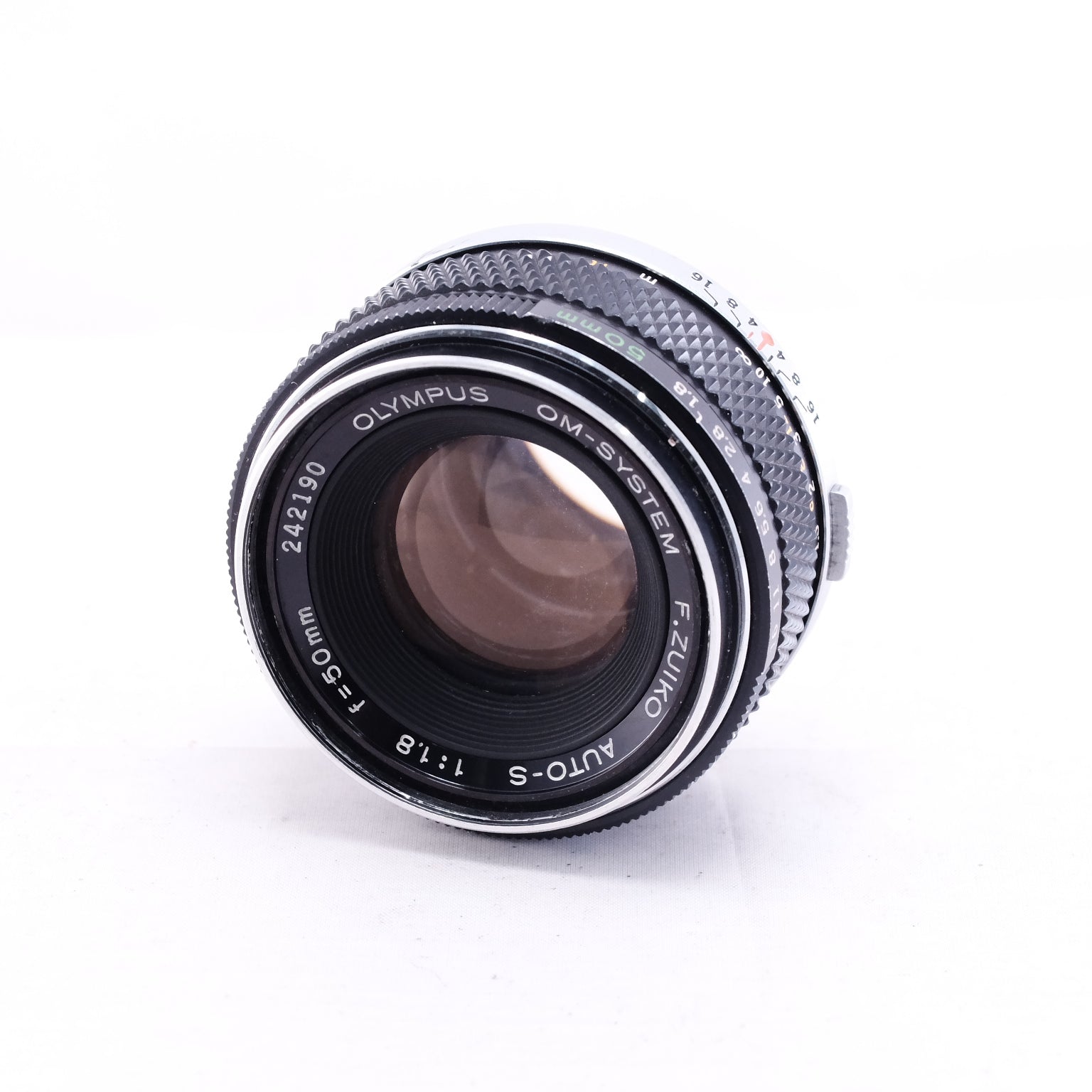 OLYMPUS OM F.ZUIKO AUTO-S 50mm F1.8 銀枠 [OM]