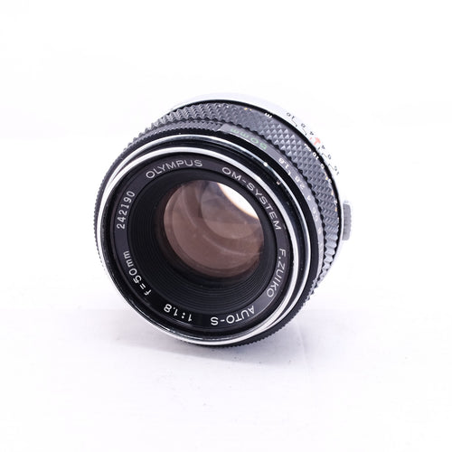 OLYMPUS OM F.ZUIKO AUTO-S 50mm F1.8 銀枠 [OM]