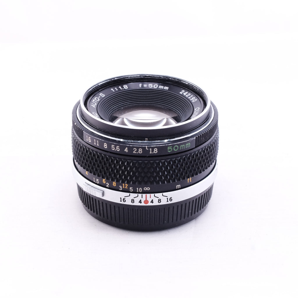 OLYMPUS OM F.ZUIKO AUTO-S 50mm F1.8 銀枠 [OM]