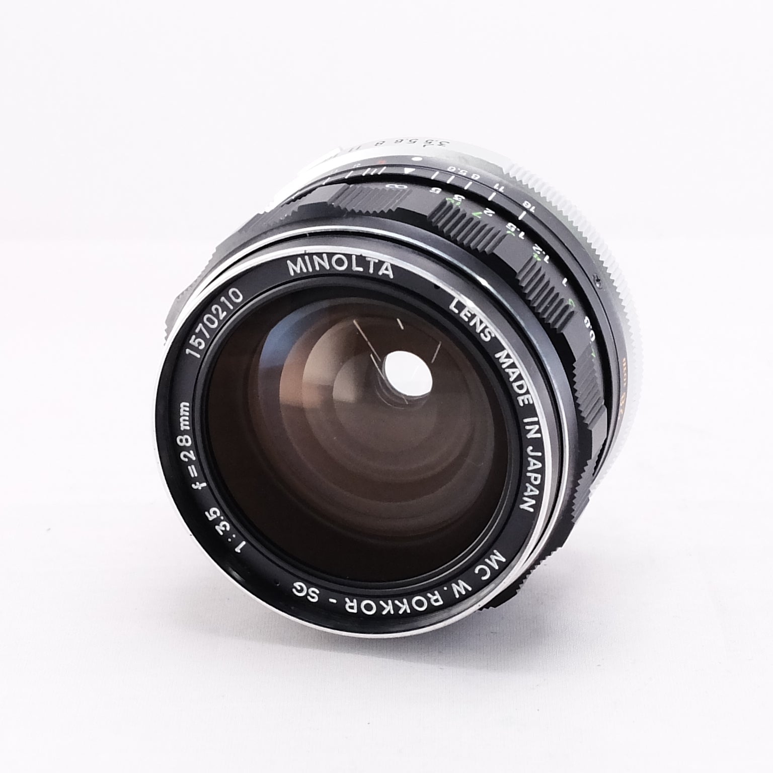 【MINOLTA】MC W.ROKKOR-SG 28mm F3.5 [SR/MD] #1653150134539 | 東京CAMERA