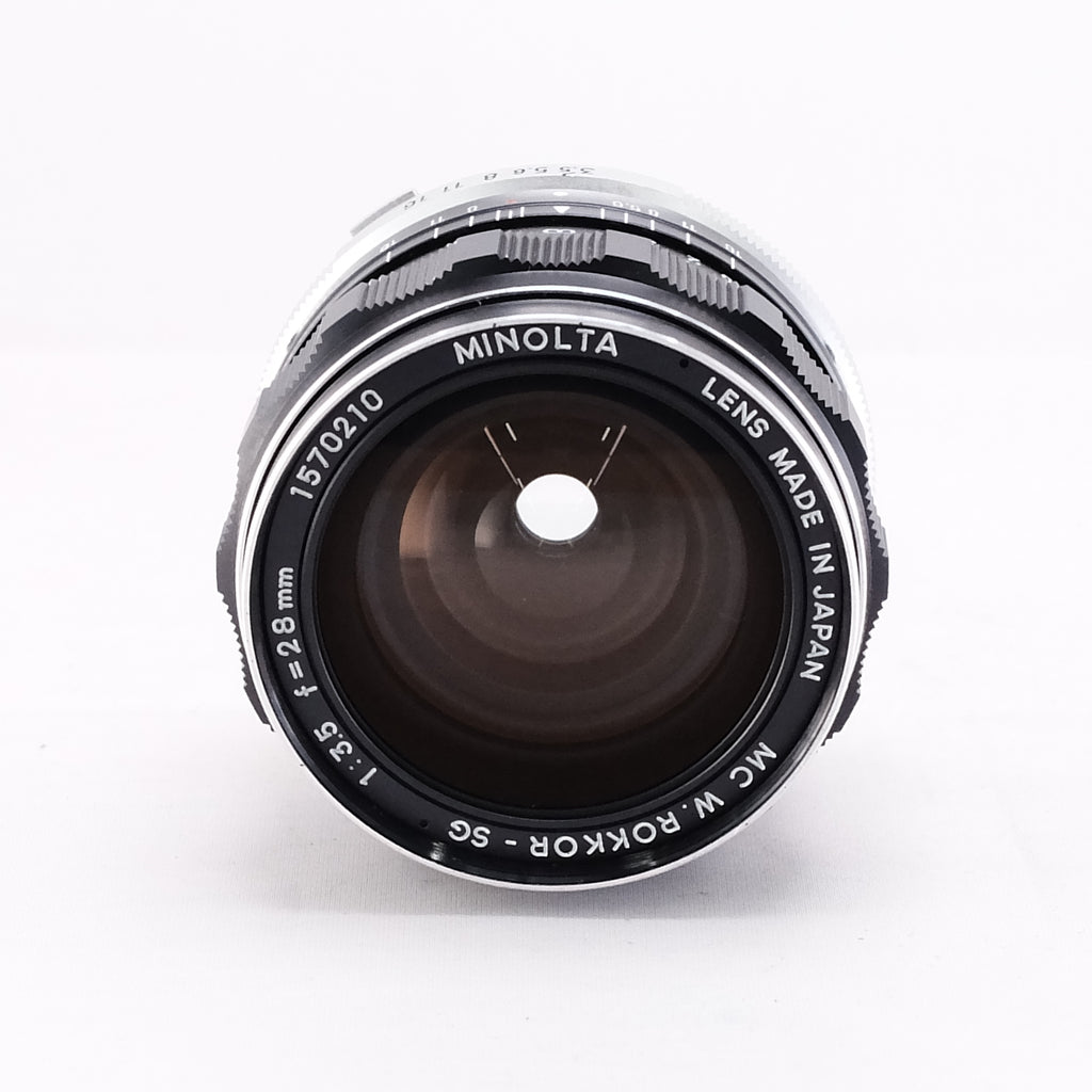 【MINOLTA】MC W.ROKKOR-SG 28mm F3.5 [SR/MD] #1653150134539 | 東京CAMERA